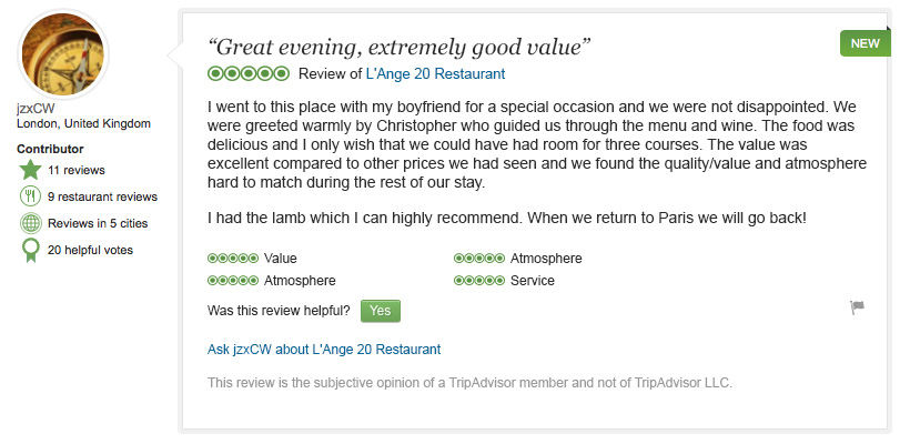 Image result for tripadvisor restaurant reviews